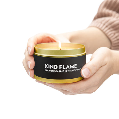 Kind Flame - Natural, hand-poured coconut soy wax tin candle