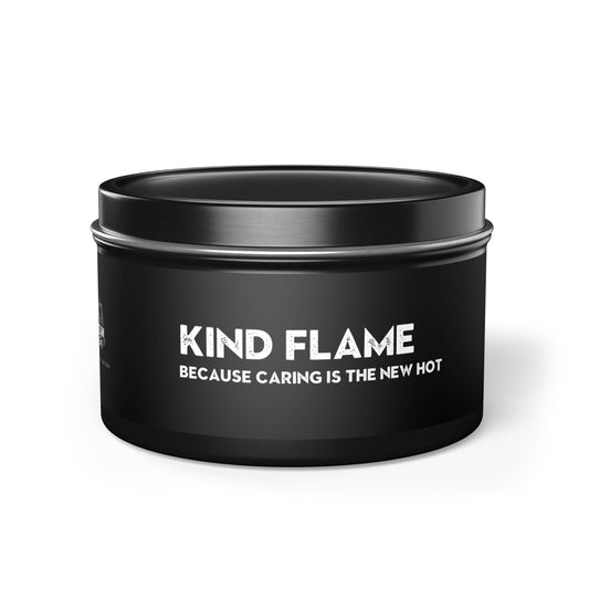 Kind Flame - Natural, hand-poured coconut soy wax Tin Candle Home Decor Vegan Joy Jar