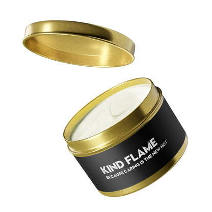 Kind Flame - Natural, hand-poured coconut soy wax tin candle