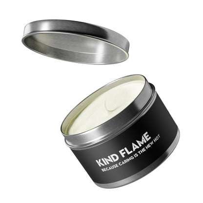 Kind Flame - Natural, hand-poured coconut soy wax Tin Candle Home Decor Vegan Joy Jar