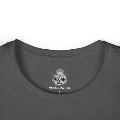 Defender of Animals Women's Softstyle t - shirt T - Shirt Vegan Joy Jar