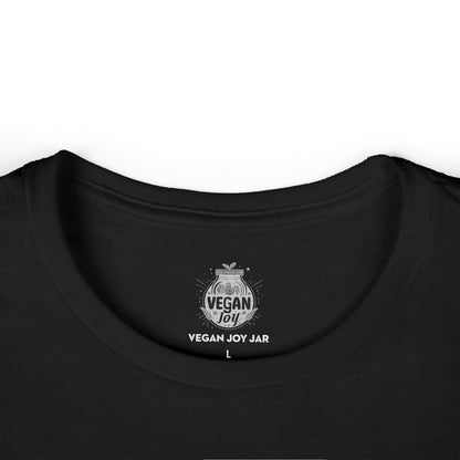 Defender of Animals Women's Softstyle t - shirt T - Shirt Vegan Joy Jar