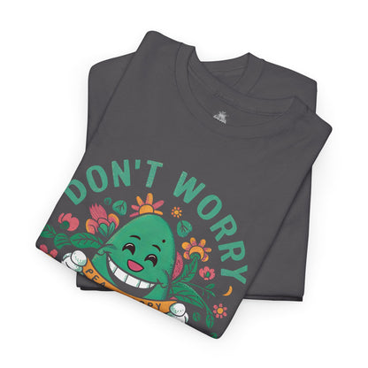 Don’t Worry, Pea Happy t-shirt T-Shirt Vegan Joy Jar