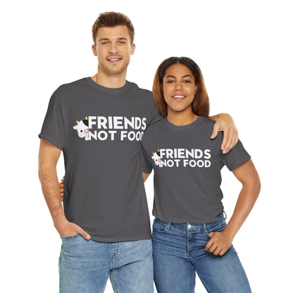 Friends not Food t - shirt T - Shirt Vegan Joy Jar