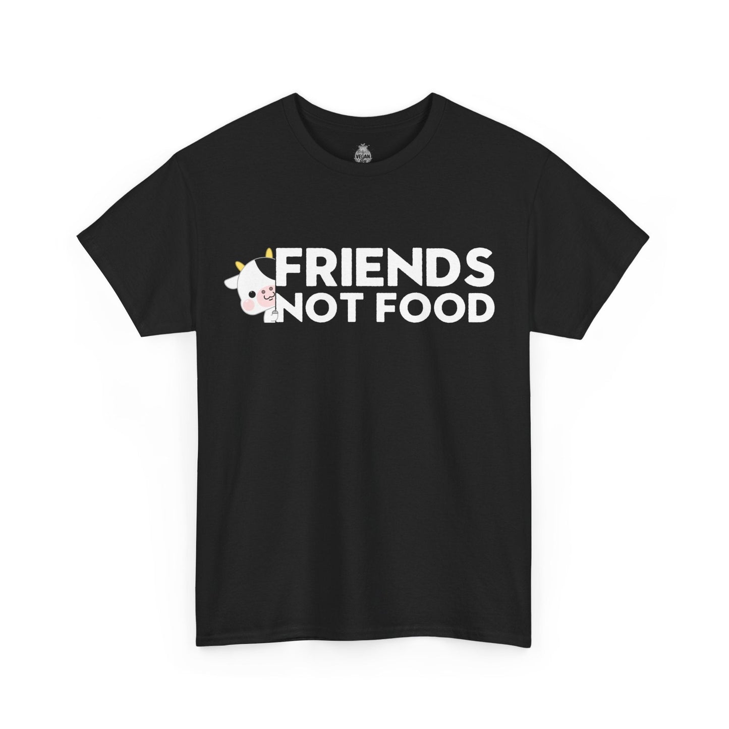 Friends not Food t - shirt T - Shirt Vegan Joy Jar