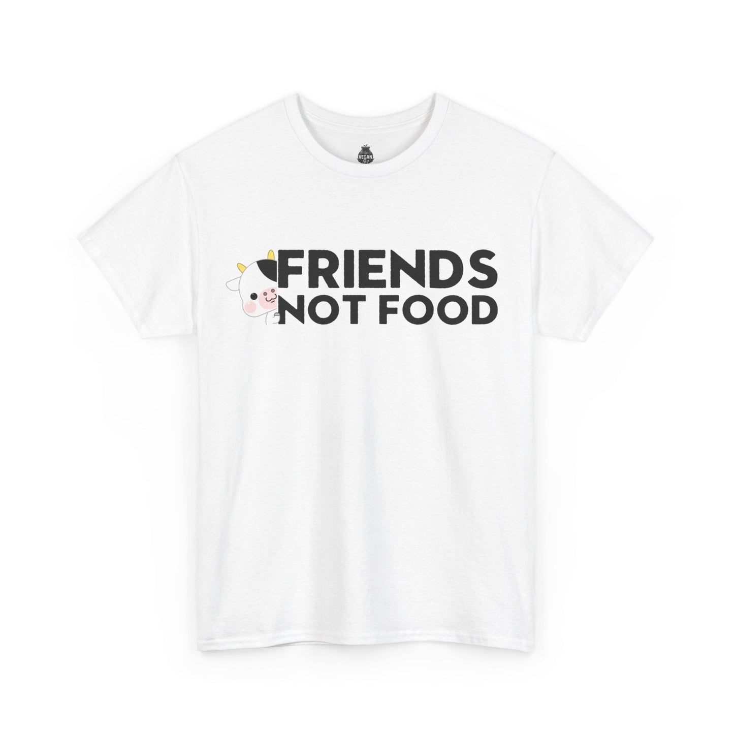 Friends not Food t - shirt T - Shirt Vegan Joy Jar