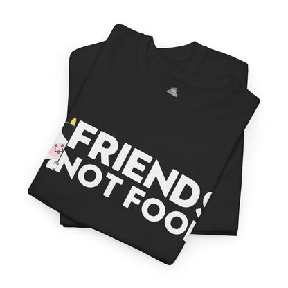 Friends not Food t - shirt T - Shirt Vegan Joy Jar