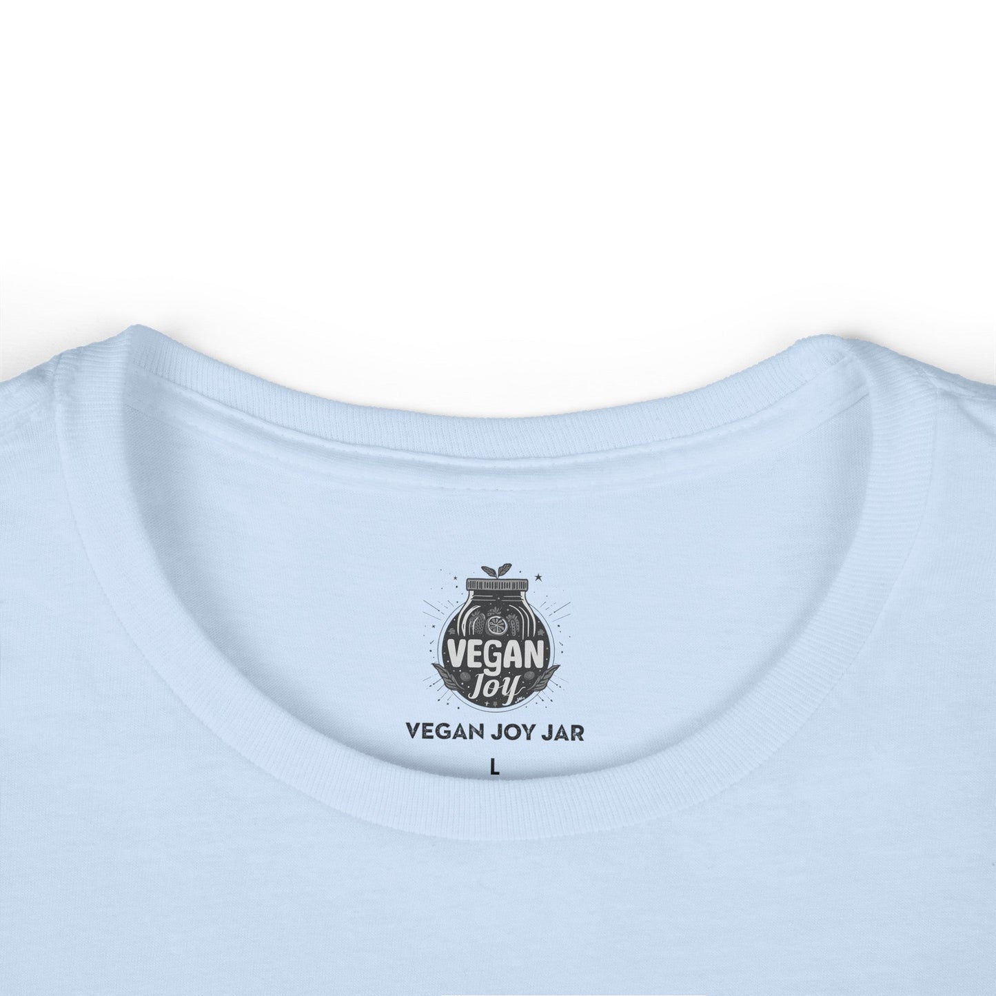 Friends not Food Women's Softstyle t - shirt T - Shirt Vegan Joy Jar