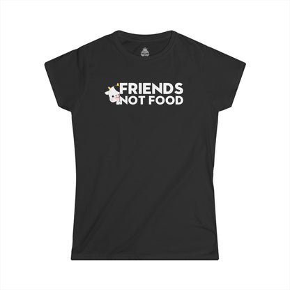 Friends not Food Women's Softstyle t - shirt T - Shirt Vegan Joy Jar