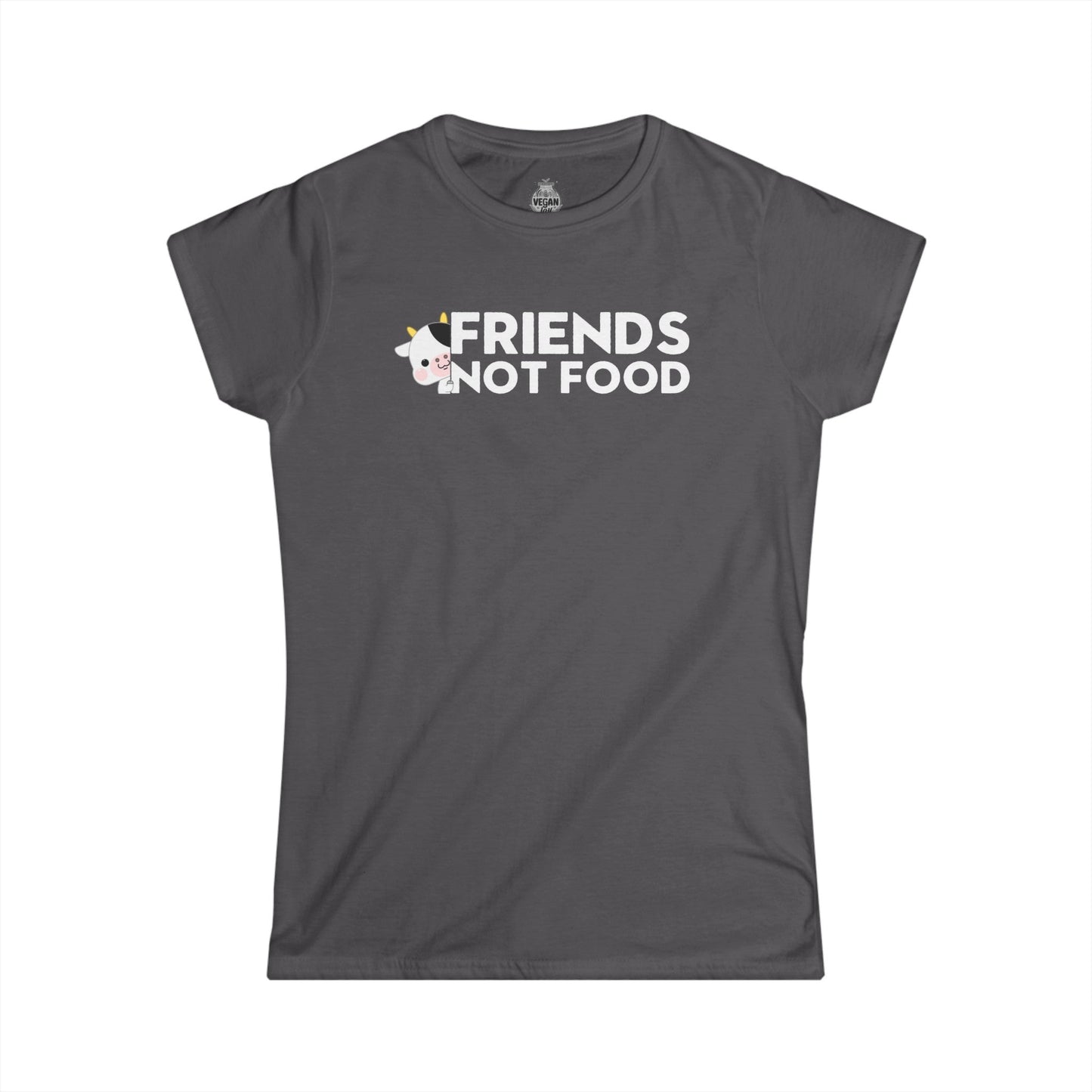 Friends not Food Women's Softstyle t - shirt T - Shirt Vegan Joy Jar