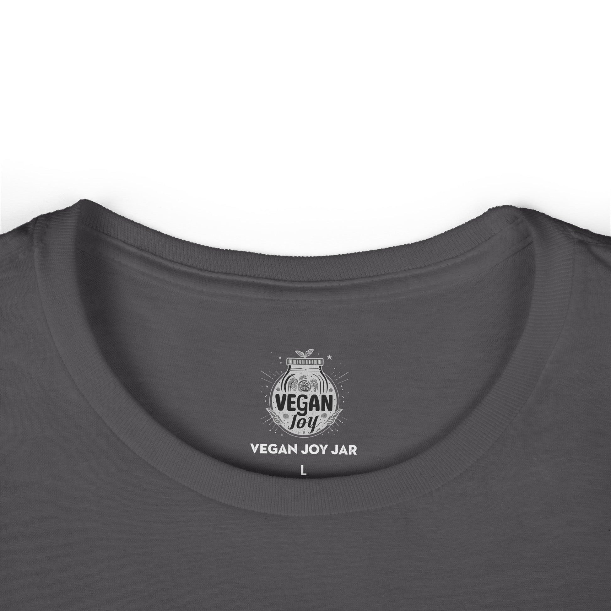 Friends not Food Women's Softstyle t - shirt T - Shirt Vegan Joy Jar