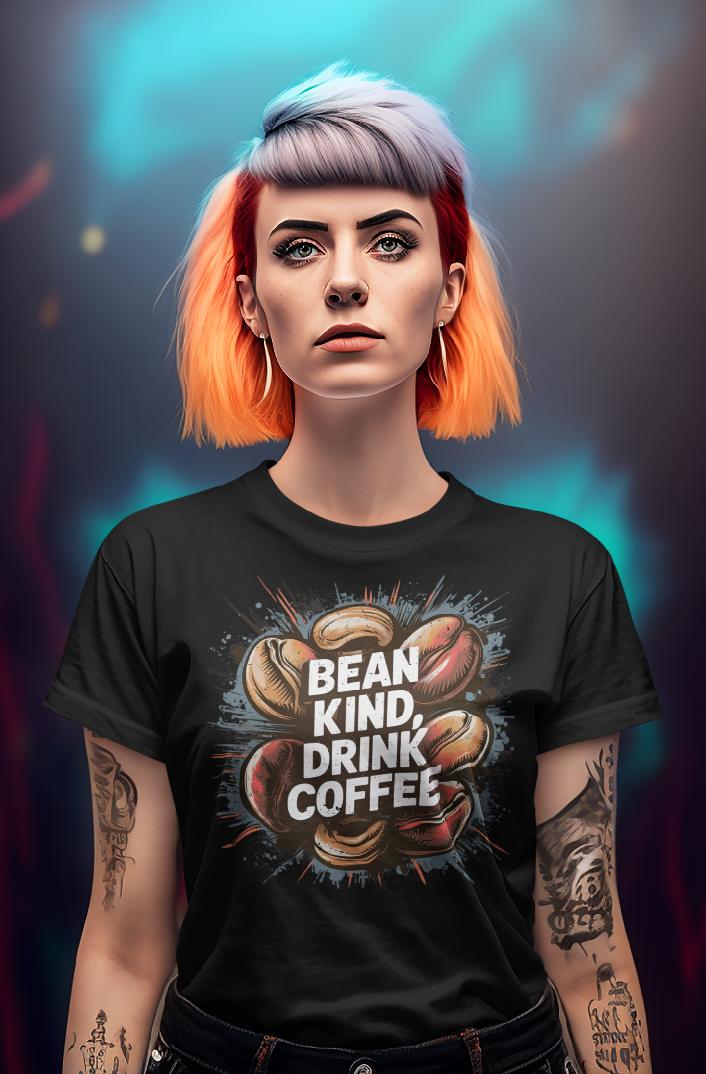 Bean Kind, Drink Coffee t-shirt