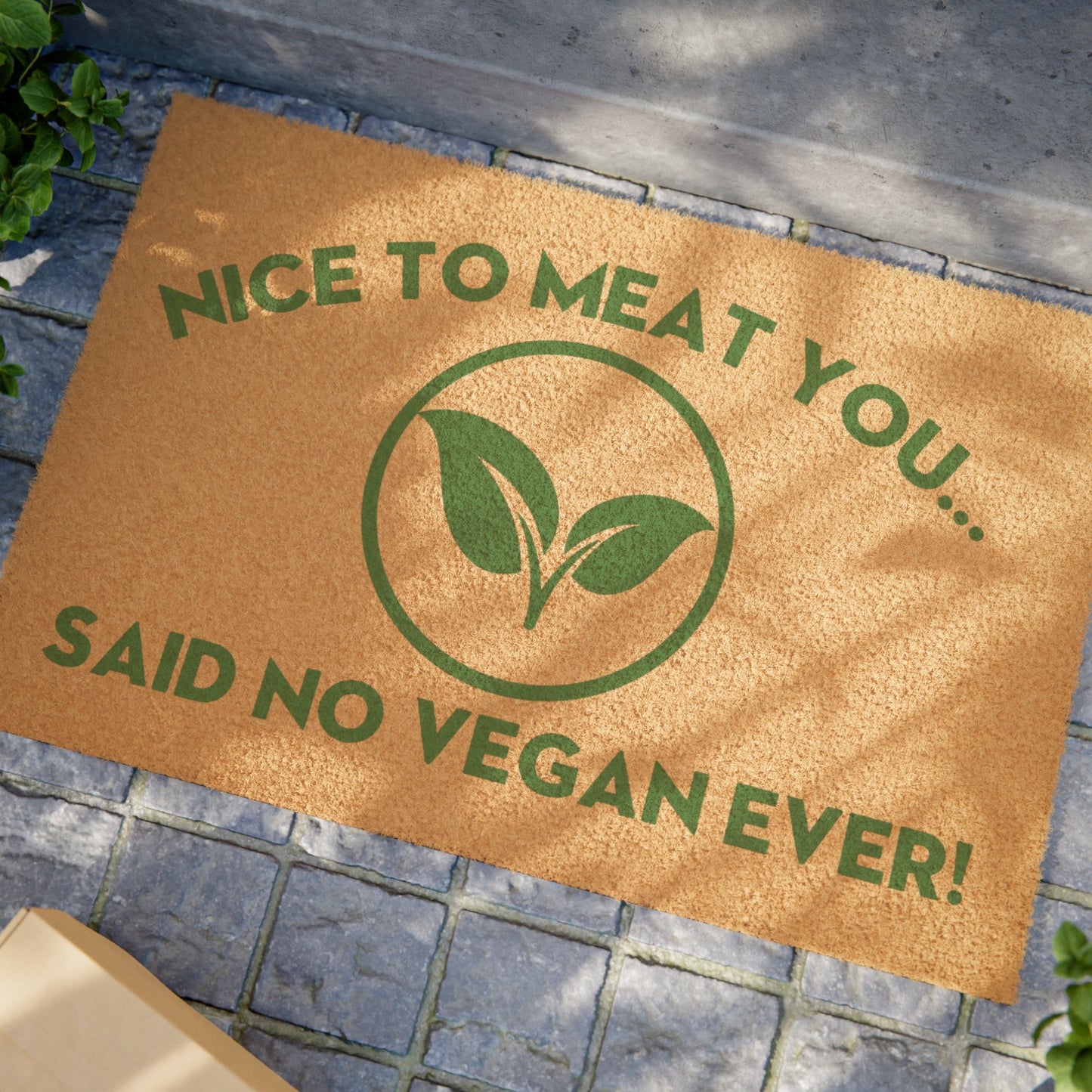 Nice to meat you - Doormat Home Decor Vegan Joy Jar