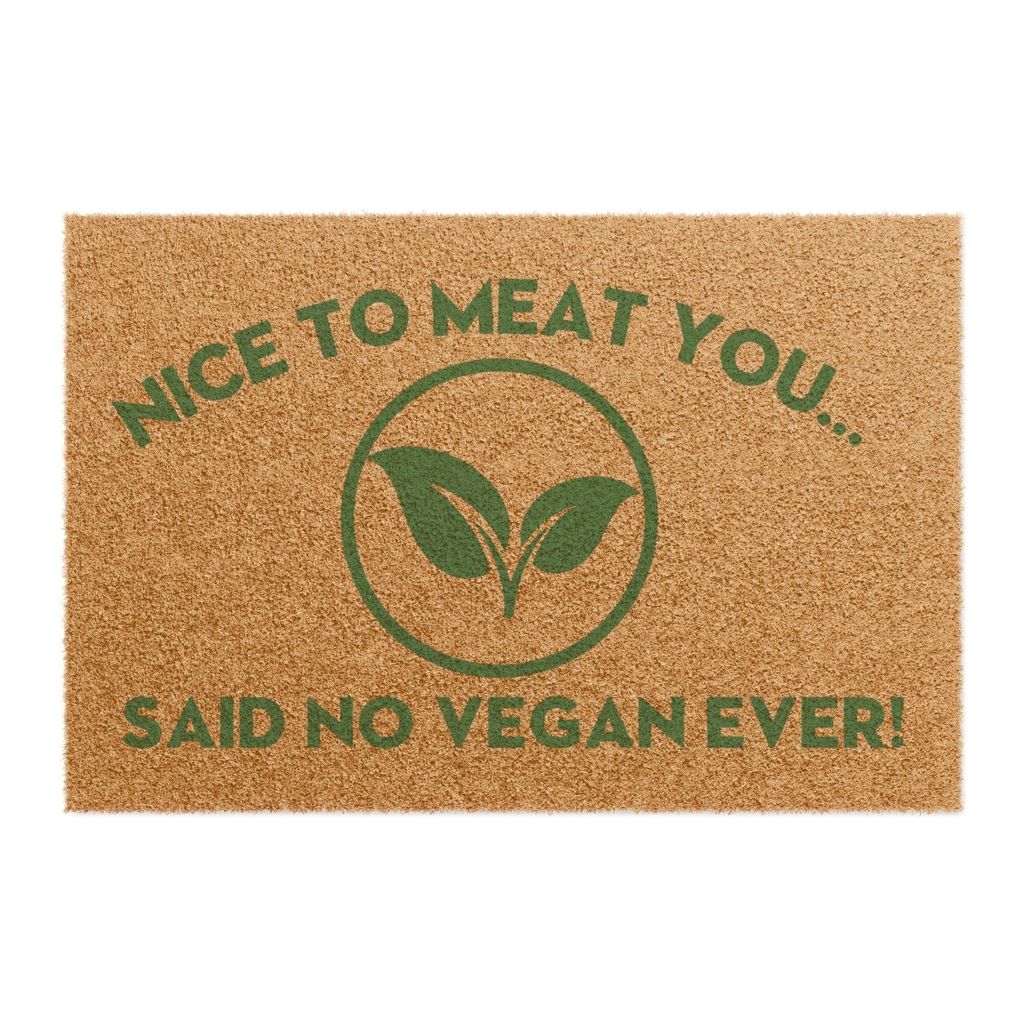 Nice to meat you - Doormat Home Decor Vegan Joy Jar