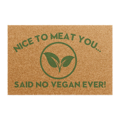 Nice to meat you - Doormat Home Decor Vegan Joy Jar