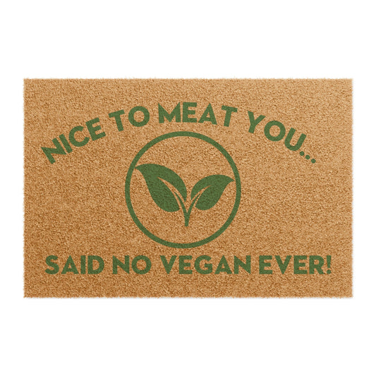 Nice to meat you - Doormat Home Decor Vegan Joy Jar