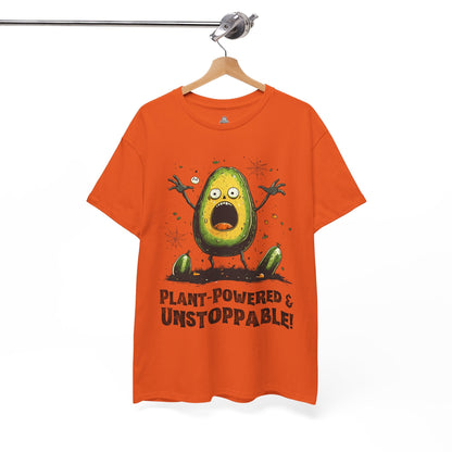 Plant - Powered & Unstoppable Halloween T-Shirt T-Shirt Vegan Joy Jar