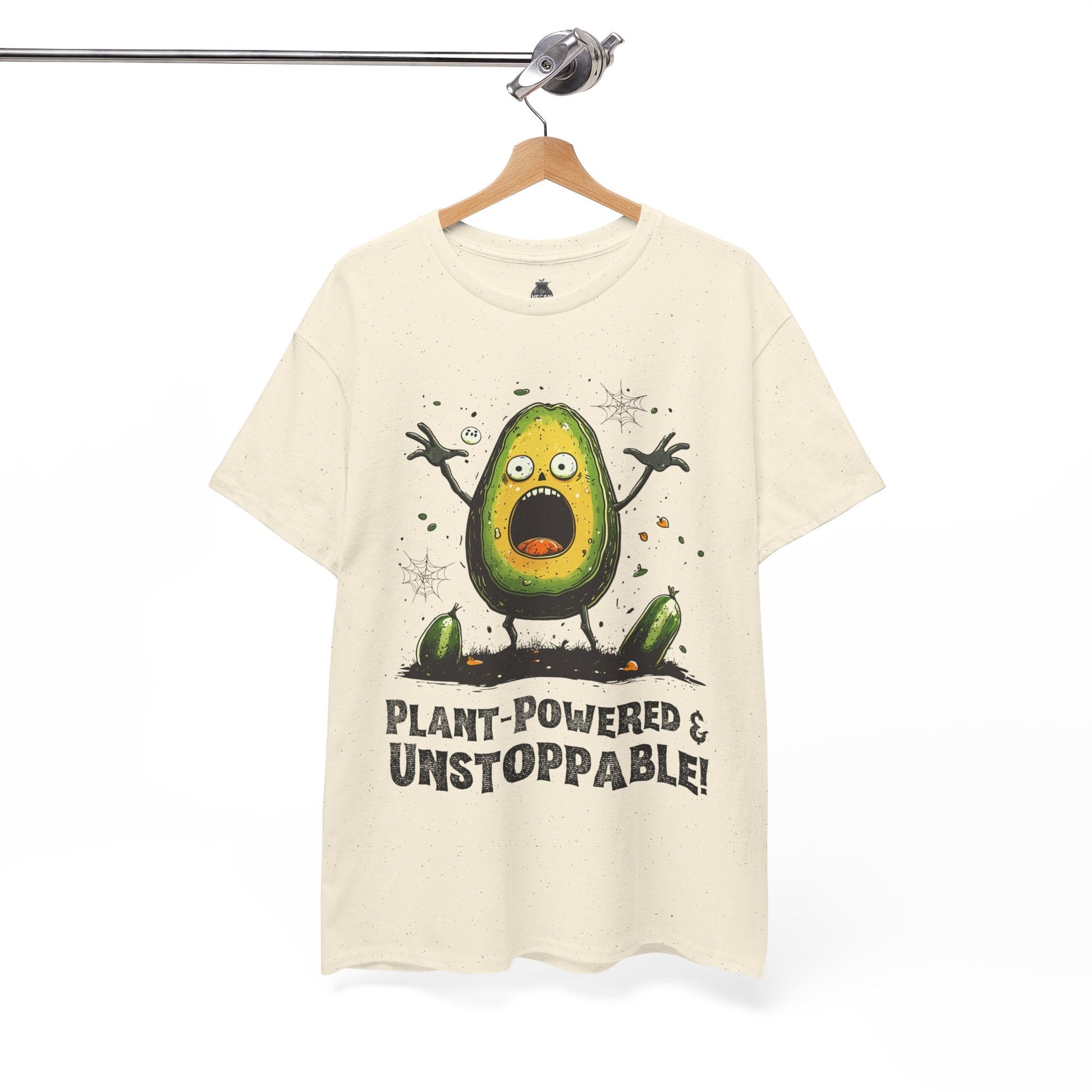 Plant - Powered & Unstoppable Halloween T-Shirt T-Shirt Vegan Joy Jar