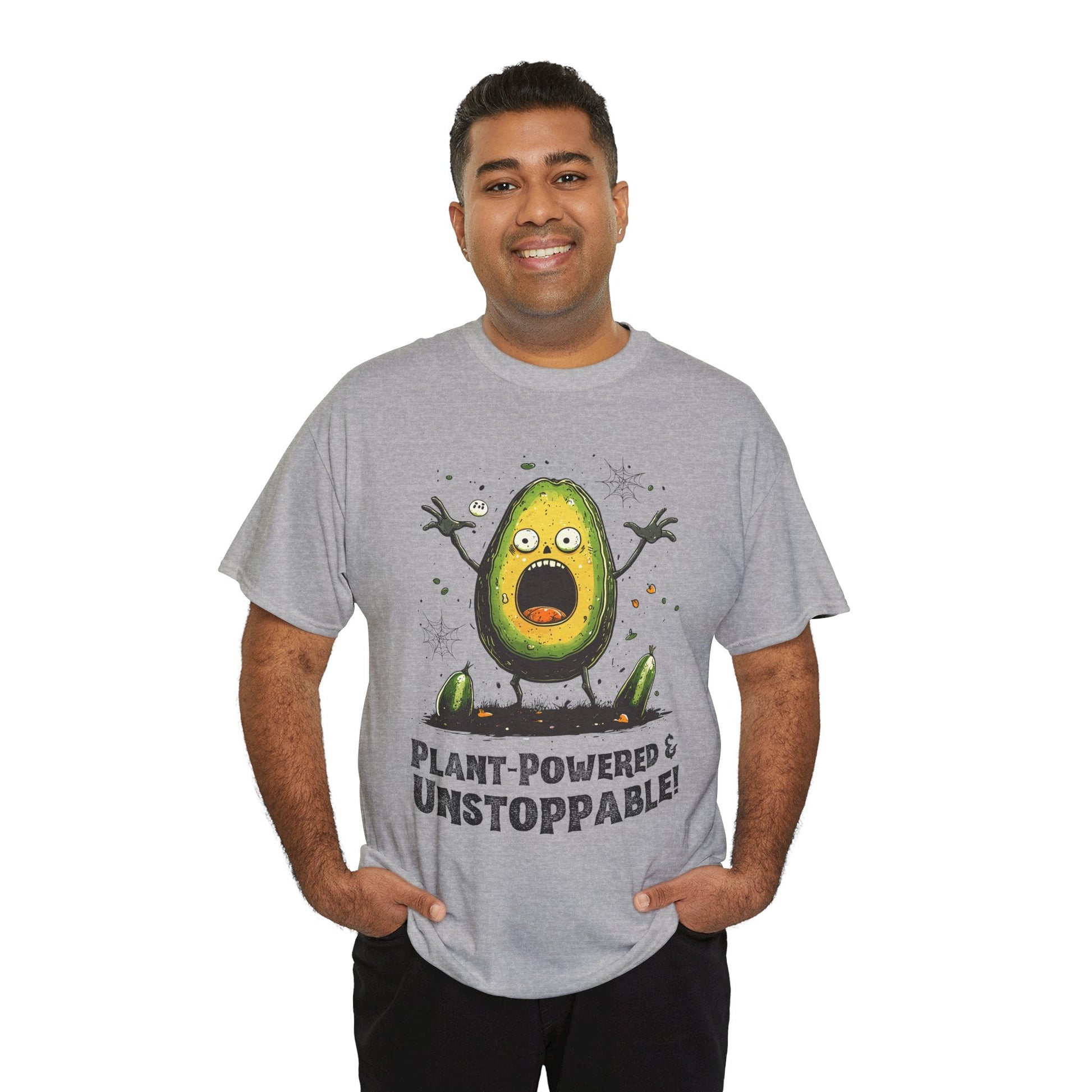 Plant - Powered & Unstoppable Halloween T-Shirt T-Shirt Vegan Joy Jar