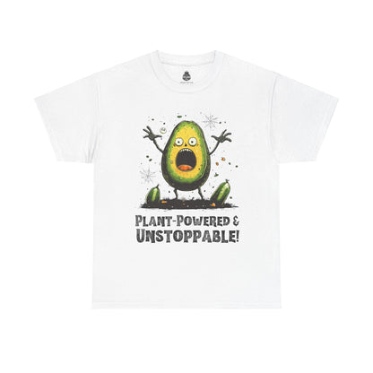 Plant - Powered & Unstoppable Halloween T-Shirt T-Shirt Vegan Joy Jar