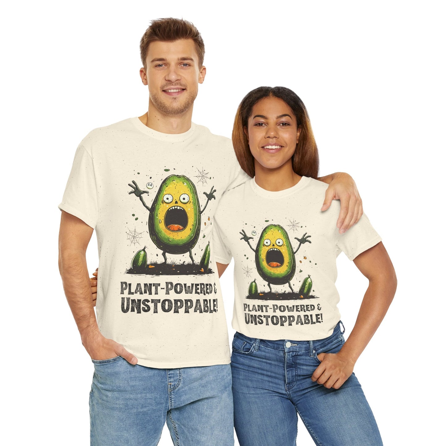 Plant - Powered & Unstoppable Halloween T-Shirt T-Shirt Vegan Joy Jar