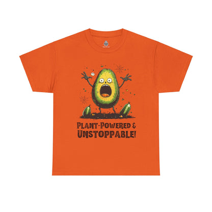 Plant - Powered & Unstoppable Halloween T-Shirt T-Shirt Vegan Joy Jar