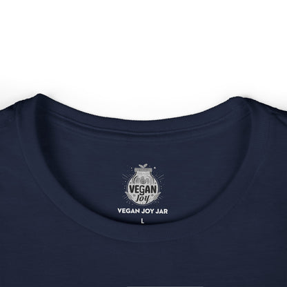 The Vegan Spirit Women's Softstyle t - shirt T - Shirt Vegan Joy Jar