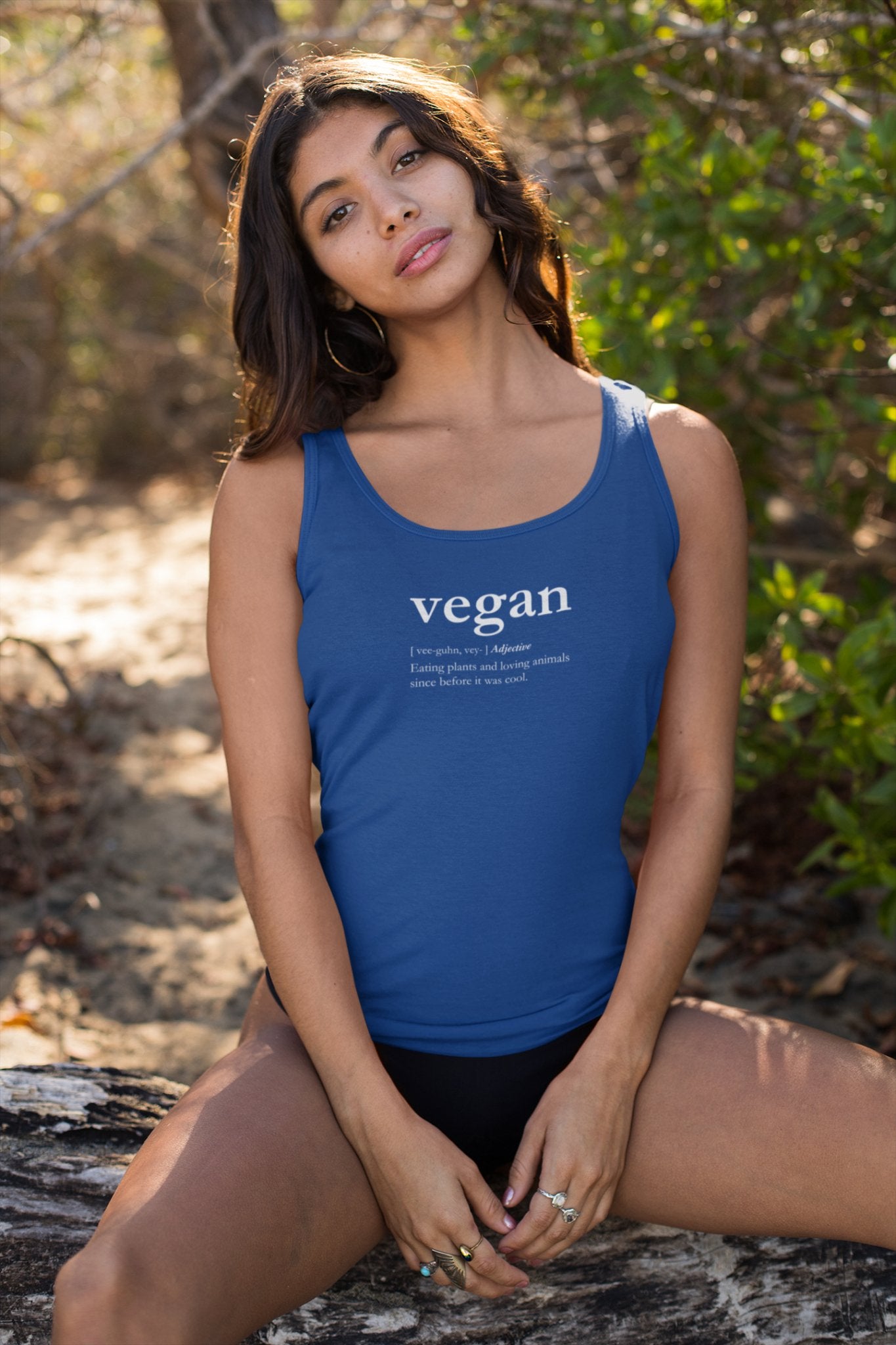 Vegan Dictionary Women's Racerback Tank Tank Top Vegan Joy Jar