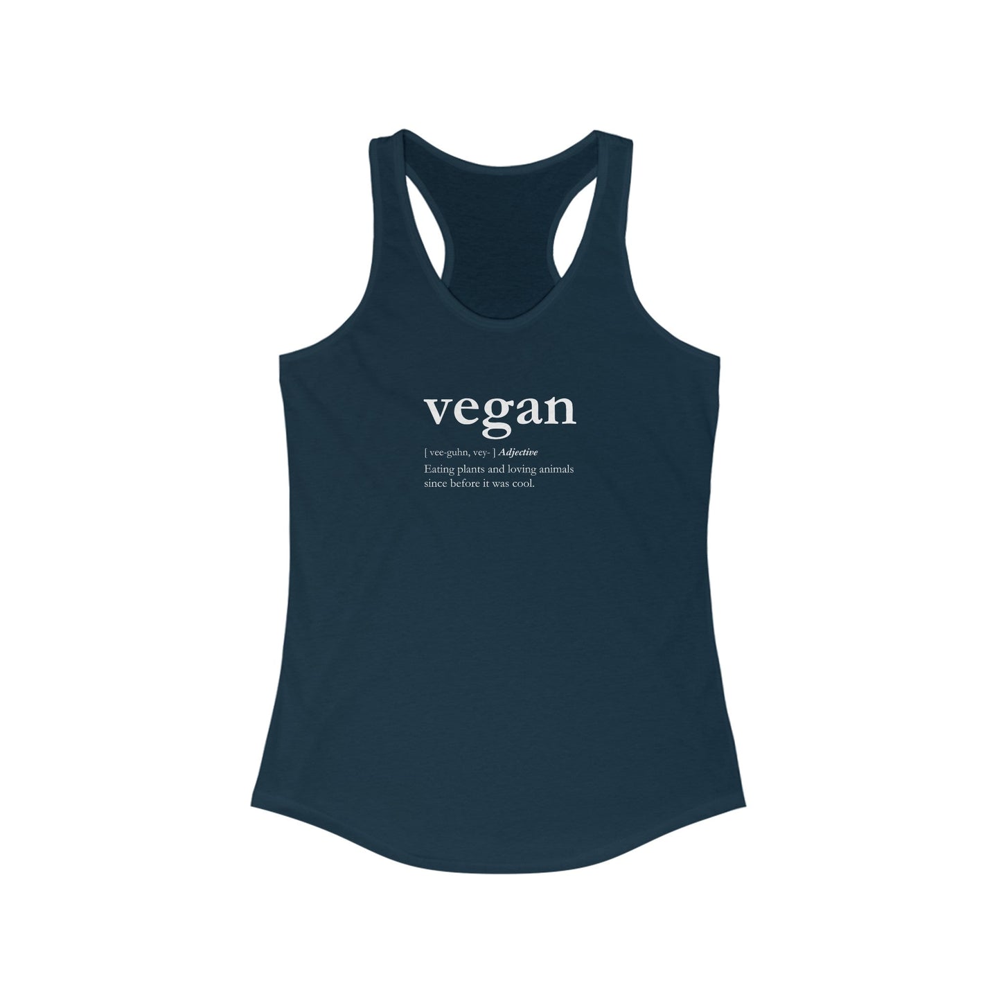 Vegan Dictionary Women's Racerback Tank Tank Top Vegan Joy Jar