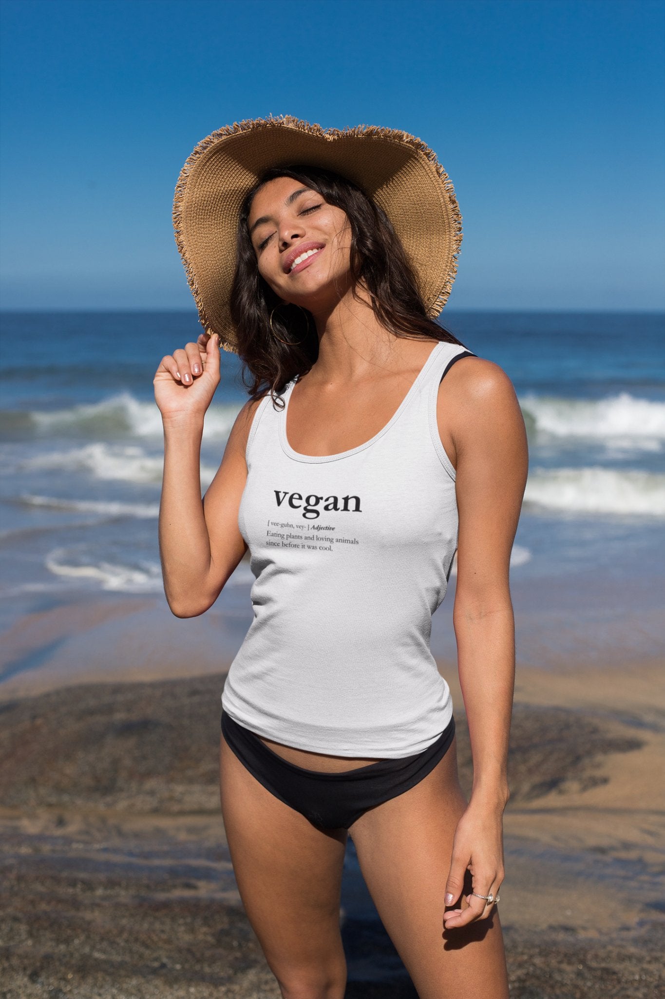 Vegan Dictionary Women's Racerback Tank Tank Top Vegan Joy Jar