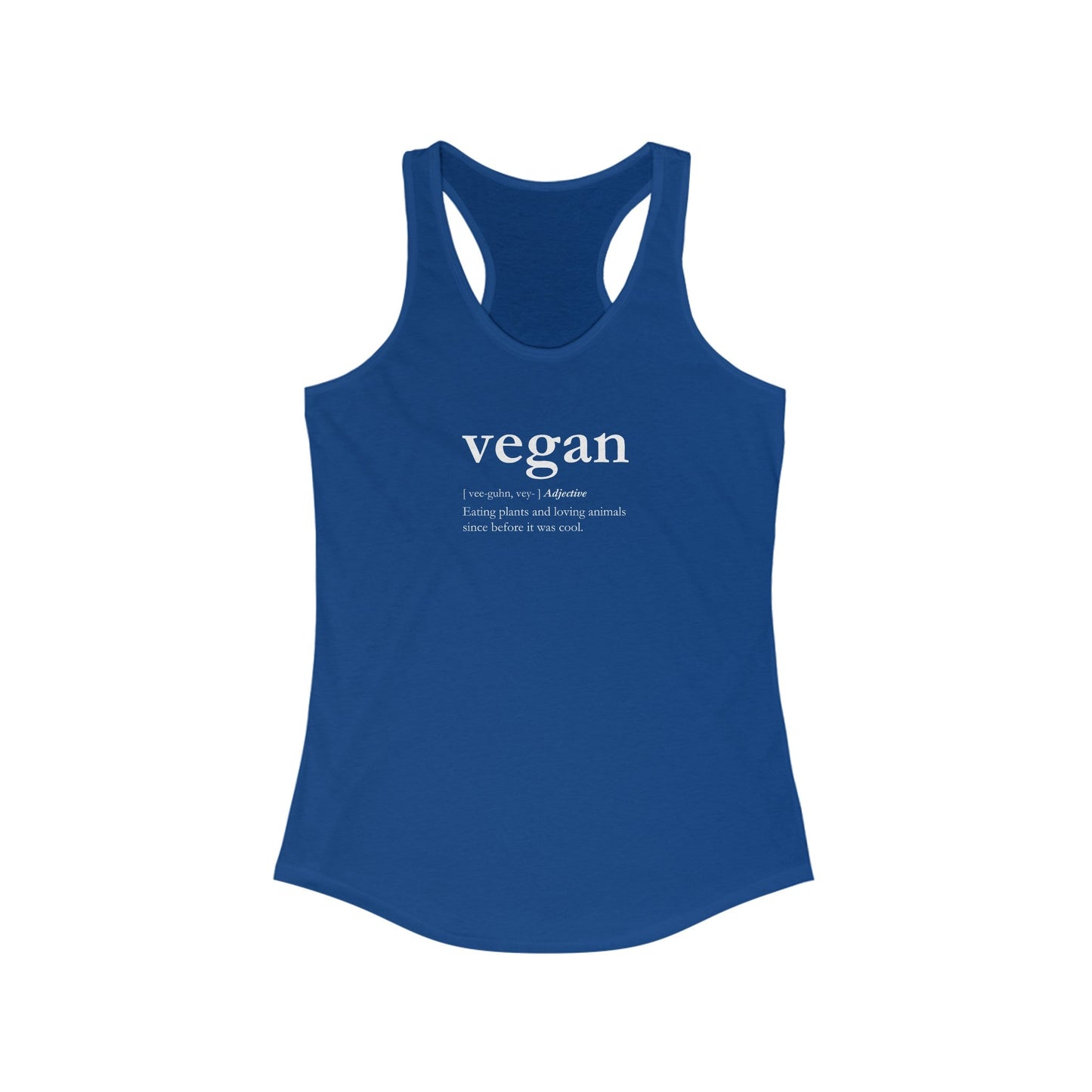 Vegan Dictionary Women's Racerback Tank Tank Top Vegan Joy Jar