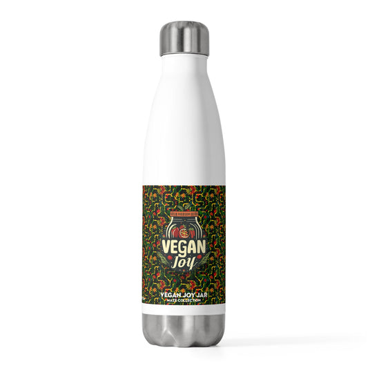 Vegan Joy Jar 20oz Insulated drink Bottle - Maze edition Mug Vegan Joy Jar