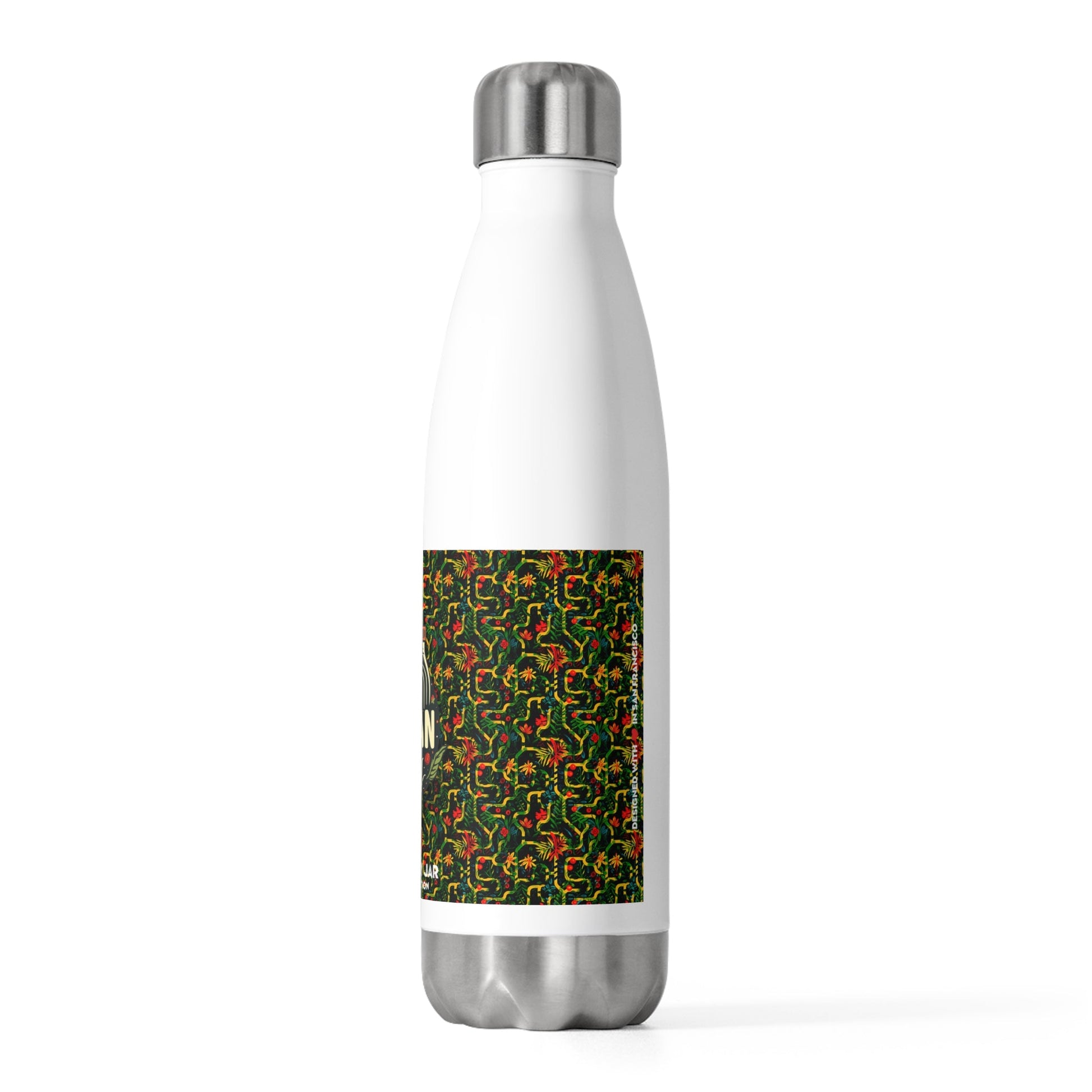 Vegan Joy Jar 20oz Insulated drink Bottle - Maze edition Mug Vegan Joy Jar