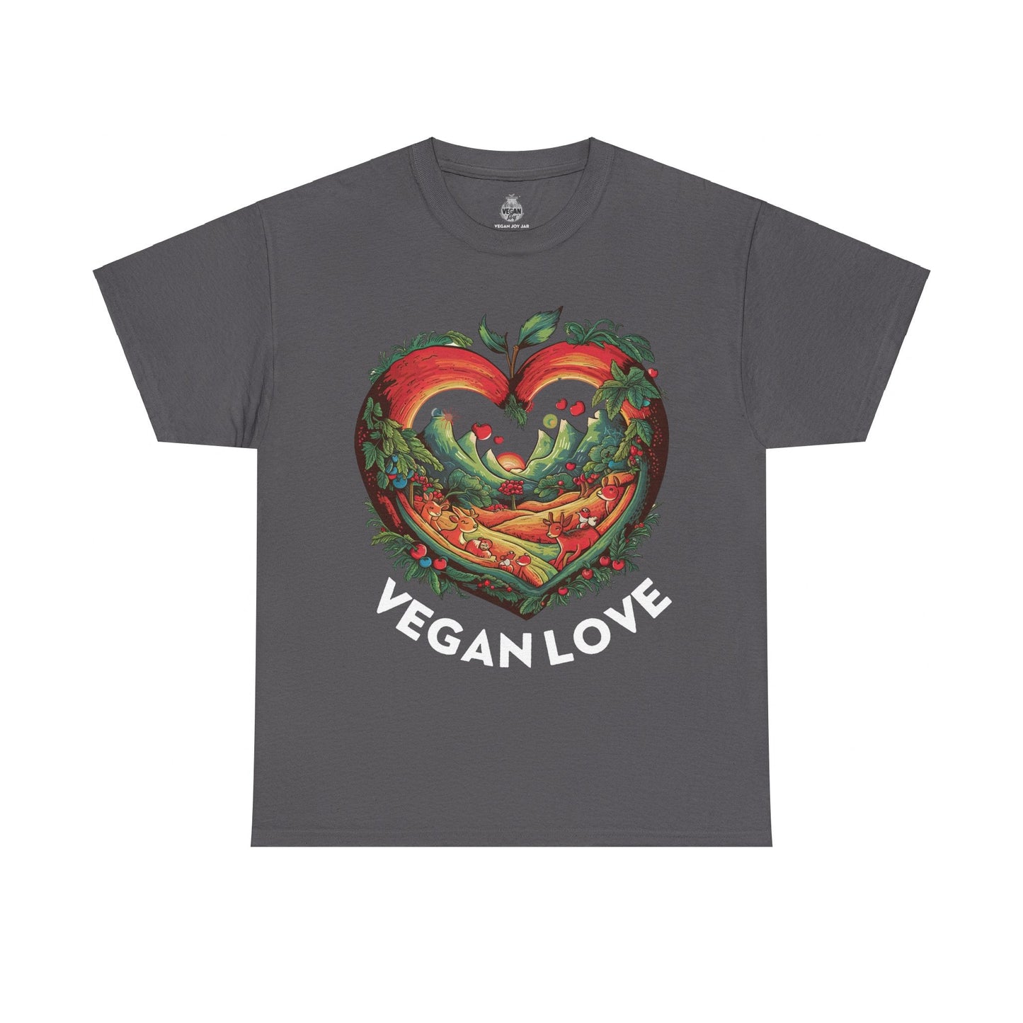 Vegan Love t - shirt T - Shirt Vegan Joy Jar