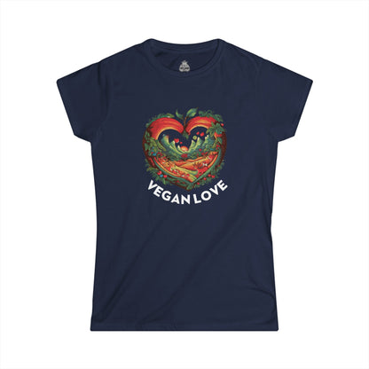 Vegan Love Women's Softstyle t - shirt T - Shirt Vegan Joy Jar