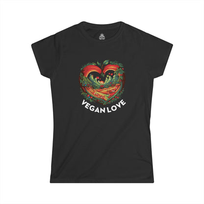 Vegan Love Women's Softstyle t - shirt T - Shirt Vegan Joy Jar