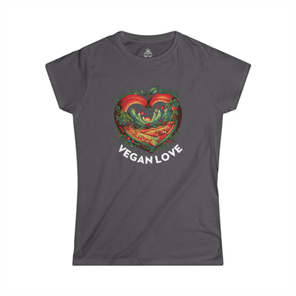 Vegan Love Women's Softstyle t - shirt T - Shirt Vegan Joy Jar