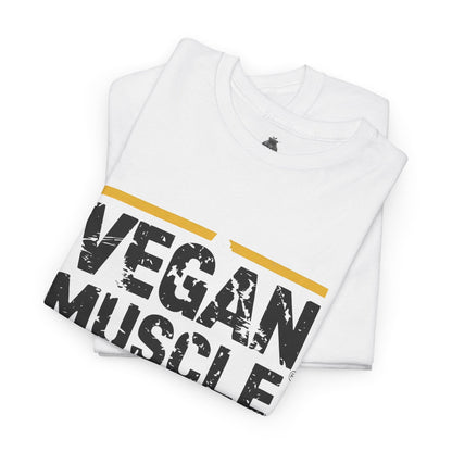 Vegan Muscle - Unisex Heavy Cotton Tee T-Shirt Vegan Joy Jar