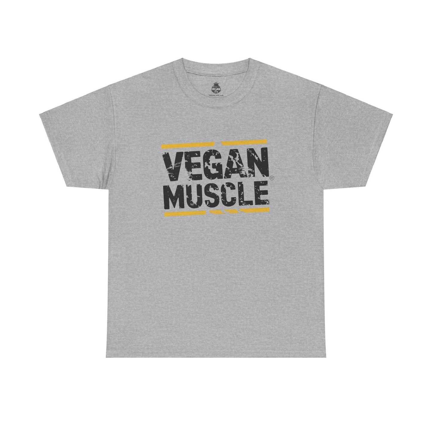 Vegan Muscle - Unisex Heavy Cotton Tee T-Shirt Vegan Joy Jar