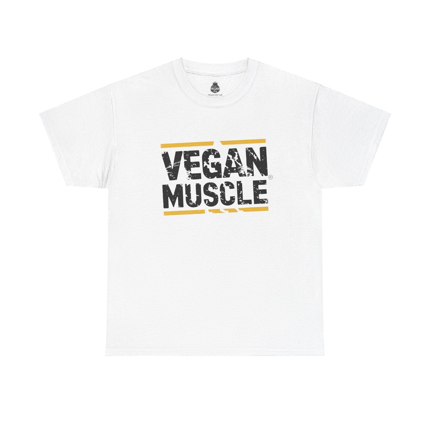 Vegan Muscle - Unisex Heavy Cotton Tee T-Shirt Vegan Joy Jar