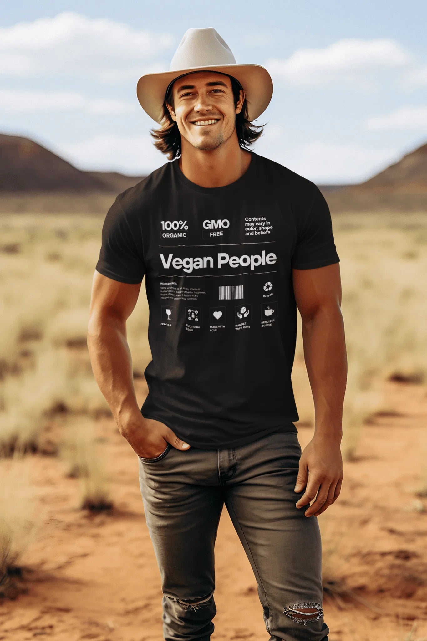 Vegan People Ingredients List t - shirt T - Shirt Vegan Joy Jar