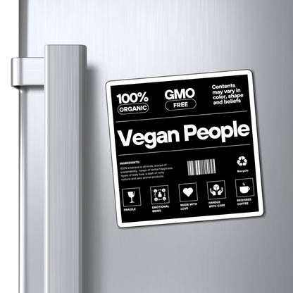 Vegan People Ingredients - Magnet Paper products Vegan Joy Jar