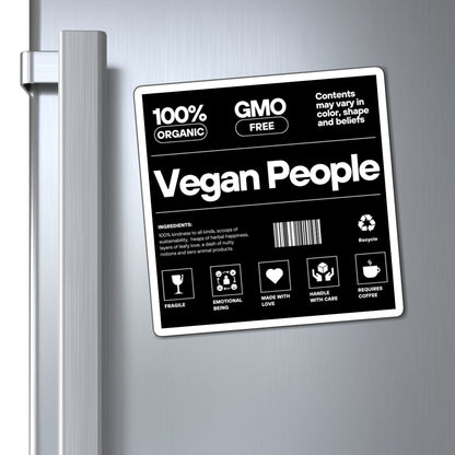 Vegan People Ingredients - Magnet Paper products Vegan Joy Jar